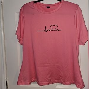 Emery Rose Heart print tee